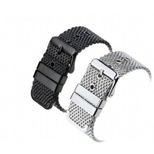 Detachable Watchband Solid 1.0 Wire Mesh Loop for Fitbit Blaze Interlock Clasp Watch Band
