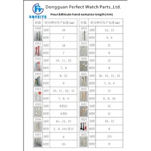 Fashion Designed Watch Hands Wrist Watch Accessories Timepiece Parts