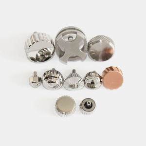 High Quality Screw Watch Crown Watch Heads With Crown Tube Gaskets For Watchmaker