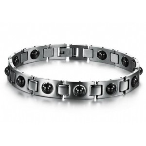 Mens Fashion Magnetic Stainless Steel Magnetic Bracelet Pain Relief for Arthritis