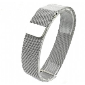 Milanese Solid Wire Mesh Magnetic Loop Watchband for Fitbit Blaze Interlock Clasp Watch Strap