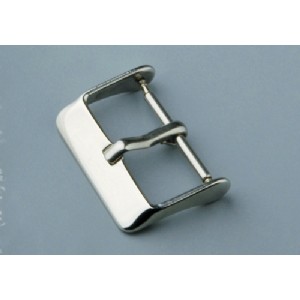 Polished Silver Watch Clasp Watch Button for Leather Wristband PU Strap