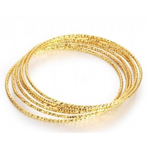 Thin 2mm Pulseira Bracelet&Bangle Dubai Gold Wire Bangle Bracelet