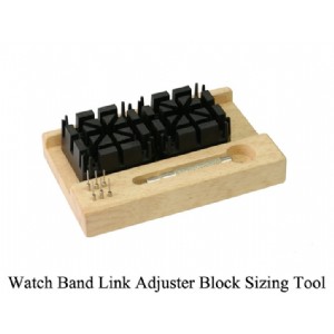 Watch Band Link Adjuster Block Sizing Tool
