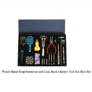 Watch Band Strap Remover and Case Back Opener Tool Kit Box Set